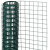 Nature Žična mreža kvadratna 0,5x5 m 13 mm jeklo z oblogo zelena