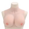 vidaXL Silikonska prsna blazina bela rasa H ko&scaron;arica