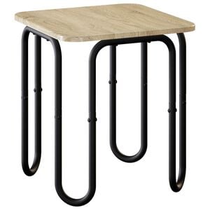 vidaXL Klubska miza Sonoma hrast 40 x 40 x 45 cm Inženirski les