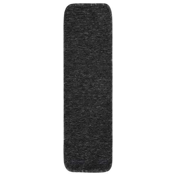 vidaXL Preproge za stopnice 15 kosov 75x20 cm antracitne nedrseče