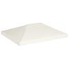 vidaXL Streha za paviljon 310 g/m&sup2; 4x3 m kremno bela