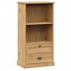 vidaXL Knjižna omara VIGO 60x35x114,5 cm trdna borovina