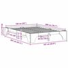vidaXL Konstrukcija postelje Naravna 160 x 200 cm Masivno borovo les