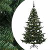 vidaXL Umetna božična jelka z bučko 210 cm 300 LED Toplo bela