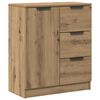 vidaXL Komoda artisian hrast 60x30x70 cm inženirski les