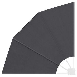 vidaXL Zaslon za zasebnost na balkonu 115 x 115 cm Poliester Antracit