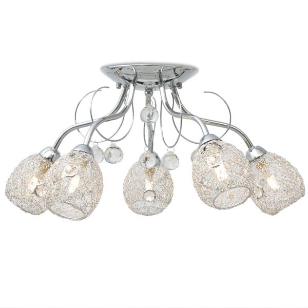 vidaXL Stropna Svetilka za 5 G9 Žarnic 200 W