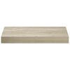 vidaXL Stenske police 2 kosa barva hrasta 40x23x3,8 cm MDF