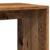 vidaXL Stranska miza Old Wood 59x36x38 cm Inženirski les