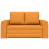 vidaXL Sofa postelja 60cm Temno rumena blago