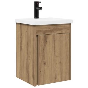 vidaXL Kopalni&scaron;ka omarica s tapo Artisan hrast 42 x 40 x 74,5 cm