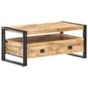 vidaXL Klubska mizica 100x55x45 cm robusten mangov les