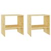 vidaXL Nočne omarice 2 kosa 40x30,5x40 cm trden les jelke
