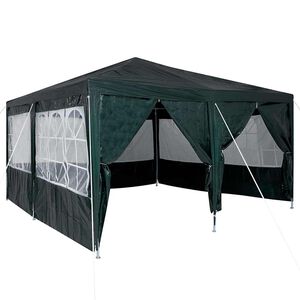 vidaXL Zabavni &scaron;otor 400 x 400 x 266 cm Zelena Polietilen