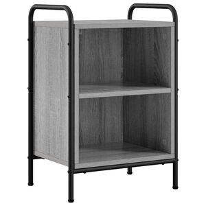 vidaXL Nočna omarica Siva Sonoma 40 x 30 x 60 cm Inženirski les