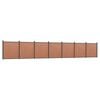 vidaXL Ograjni panel rjav 1218x186 cm WPC