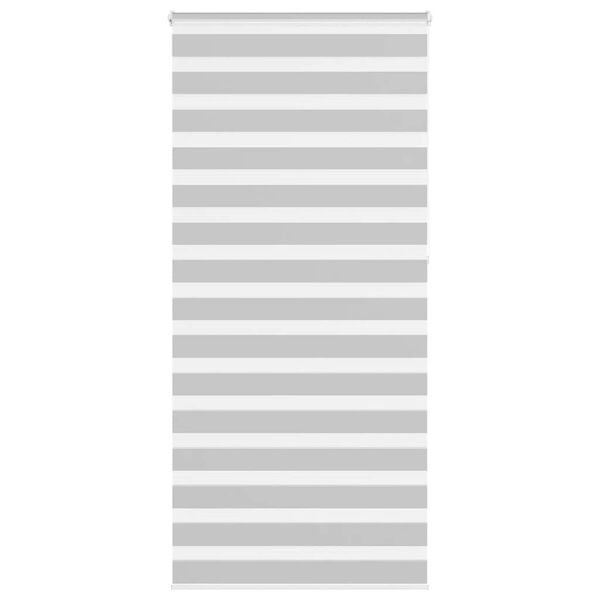 vidaXL Zebra senčilo svetlo sivo 105x230 cm tkanina &scaron;irina 100,9 cm