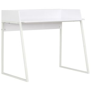 vidaXL Pisalna miza bela 90x60x88 cm