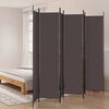 vidaXL Paravan 6-delni rjav 300x220 cm blago