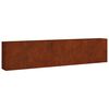 vidaXL Vrtna visoka greda 360x40x80 cm corten jeklo