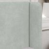 vidaXL U&scaron;esni vzglavnik Svetlo siva 40,5 x 40,5 x 4 cm Žamet
