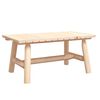 vidaXL Klubska mizica 90x50x41 cm trdna smrekovina