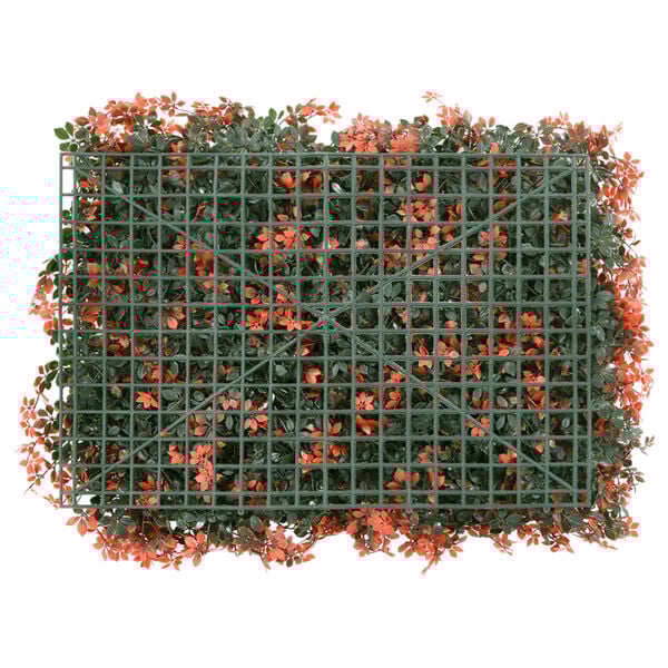  vidaXL Ograja iz umetnih javorjevih listov 24 kosov sv. rdeča 40x60cm