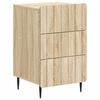 vidaXL Nočna omarica Sonoma hrast 43x 41 x 68 cm Inženirski les