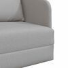 vidaXL Sofa postelja 60cm Oblačno siva blago