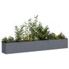 vidaXL Sadilnik antracit 280x40x40 cm Hladno valjano jeklo