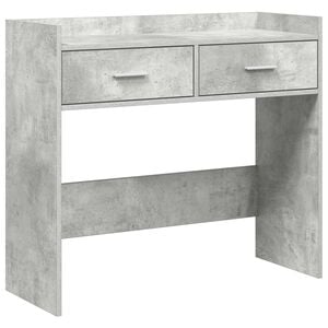 vidaXL Konzolna miza Betonsko siva 90 x 35 x 80 cm Inženirski les