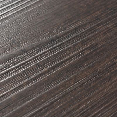 vidaXL Samolepilne talne plošče PVC 5,02 m² 2 mm temno rjave
