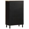 vidaXL Highboard 60x33,5x100 cm Masivni neobdelan les Mango