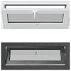 vidaXL Okno za klet RISOR 100 x 40 cm PVC in steklo