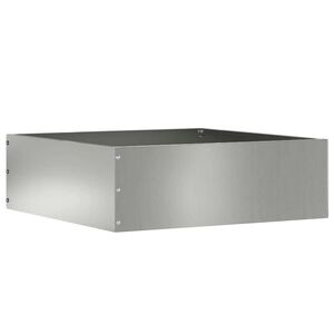 vidaXL Robovi trave 40 x 40 x 13 cm Pocinkano jeklo Srebrna