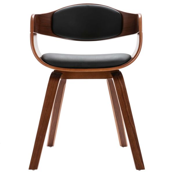 vidaXL Jedilni stoli 6 kosov ukrivljen les in umetno usnje