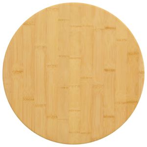 vidaXL Mizna plo&scaron;ča &Oslash;30x1,5 cm bambus
