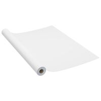 vidaXL Samolepilna folija za pohištvo bela 500x90 cm PVC