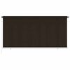 vidaXL Zunanja rolo senčila 305 (&Scaron;) x 140 (V) cm rjava HDPE