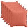 vidaXL Prevleka za blazino 6 kos HOUTEN Rdeče oranžna 80 x 80 cm