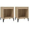 vidaXL Nočna omarica 2 kosa Sonoma hrast 40x35x50 cm