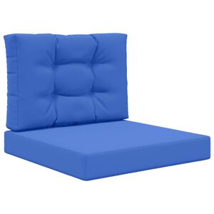 vidaXL Zunanja blazina za kavč Poliester Kraljevo modra 60 x 60 cm