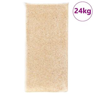 vidaXL Lesni ostružki za živalsko steljo mehek les 24 kg