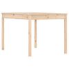 vidaXL Vrtna miza 121x82,5x76 cm trdna borovina