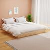 vidaXL Posteljni okvir trden les 160x200 cm