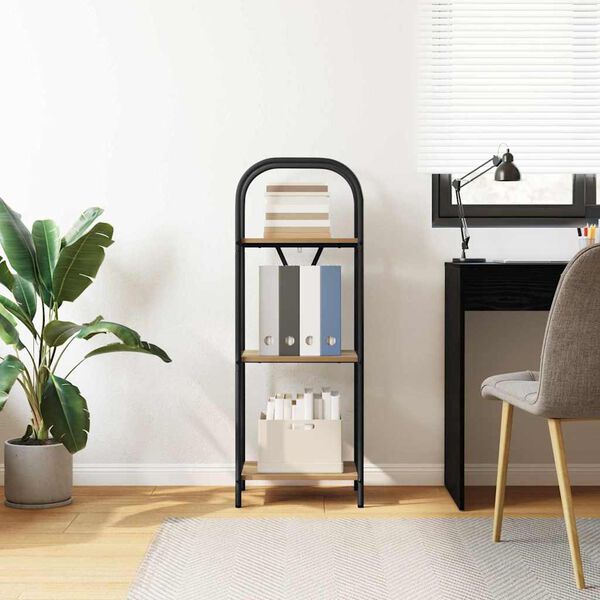 vidaXL Knjižna polica Umetni hrast 40 x 30 x 109 cm Konstruiran les