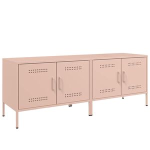 vidaXL TV omarica 2 kosa roza 68x39x50,5 cm jeklo