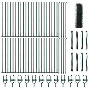 vidaXL Steber ograje. Zelena