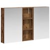 vidaXL Komplet omaric za kopalnico 3 kos 80 x 10,5 x 50 cm