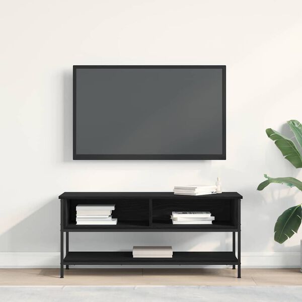 vidaXL Komplet TV omaric Črna Orehovina 100 x 35 x 45 cm